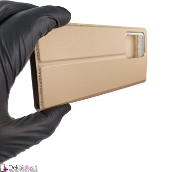Dux Ducis Skin Pro dirbtinės odos dėklas - auksinės spalvos (Xiaomi Redmi Note 12 4G) Dux Ducis Skin Pro dirbtinės odos dėklas - auksinės spalvos (Xiaomi Redmi Note 12 4G)